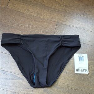 Athena Black Classic Hipster Bikini Bottom